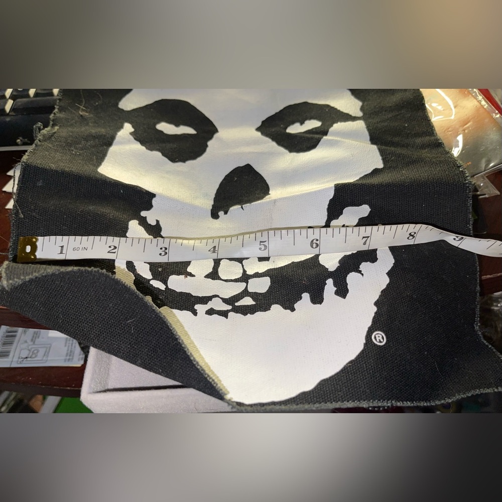 Misfits Large Square Sew On Patch. Never Worn - image 2